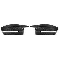 Carbon Fiber Grain Mirror Cover Rearview Mirror Cover Bull Horn for Bmw 3 Series 5 Series G20 G28 G22 G30