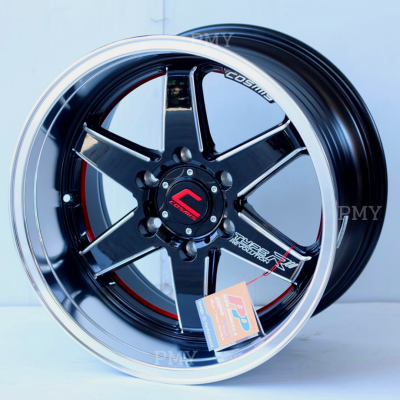 ล้อแม็กขอบ 18x10.5 6รูx139.7 ET30 CB106 ยี่ห้อ Cosmis รุ่น TYPE-R สีดำ+ท้องแดง *(ราคาต่อ1 วง)* *ขายยกชุด4วง* งานใหม่แท้ 100% สำหรับรถตัวสูง ถ่ายจากสินค้าจริง