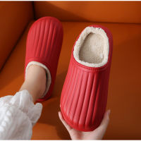 Women Home Slippers Slip On Plush Waterproof Winter House Shoes Ladies Platform Warm Indoor Slipper Lovers Couples тапочки