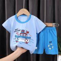 COD SDFGERGERTER Xiaozhima Baby Girl Boy Kids Pajama Set Cute Bear Elephant Top Pant T-shirt Short Pants Suit 0-6 Years On Sale Casual Ware Clothes Sets