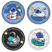 Cute Coasters Astronaut Design Car Cup Pad New Automotive Cup Mats Accessories Interior Decor Decorations for Women in style