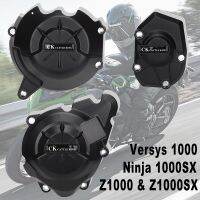 ☼Cap. เครื่องยนต์มอเตอร์ไซค์ปกป้องป้องกันปกเหมาะสำหรับคาวาซากิ Z1000 Z1000SX NINJA1000SX 2011-2013 2014 2015 2016 2017 2018 2020 2019