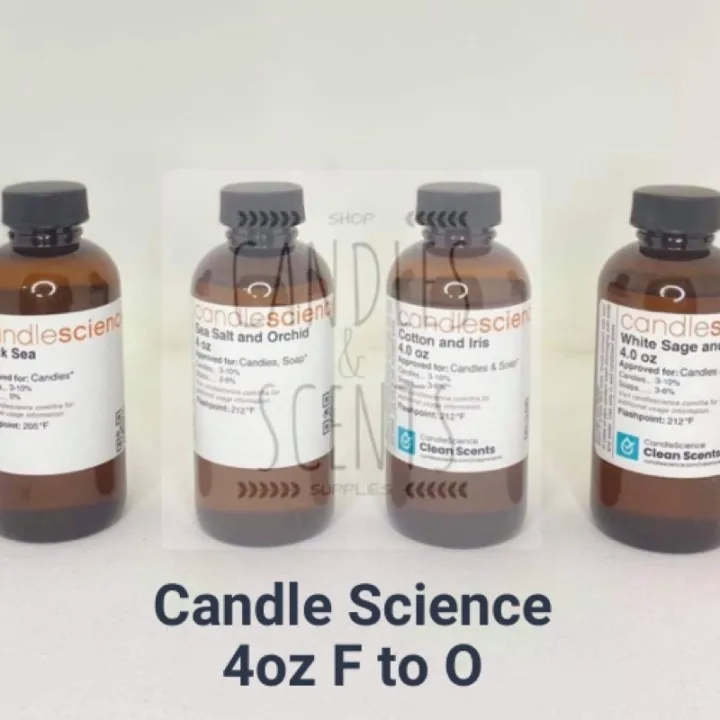 Philippine spot Candle Science 4oz (F to O) Fragrance Oils Lazada PH