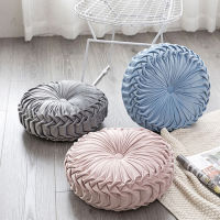 European Style Round Solid Red Grey Blue Pink Beige Green Seat Cushion Velvet Fabric Back Cushion Sofa Pillow Bed Pillow