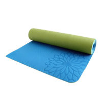 easyoga เสื่อโยคะ Premium Eco-care - สีฟ้าผสมเขียว (W 61 x L 183 cm x H 5.5 mm)