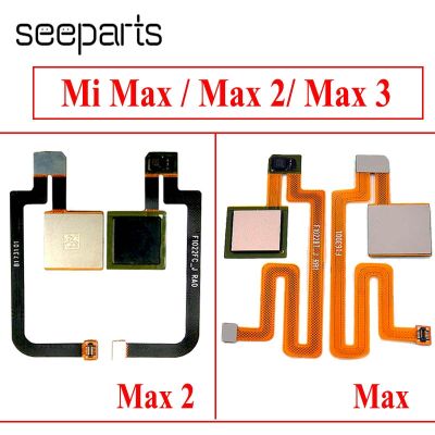 For Xiaomi Mi MAX 3 Fingerprint Sensor Button Touch ID Scanner Key Flex Cable Ribbon For Xiaomi Mi Max 2 FinerPrint Button
