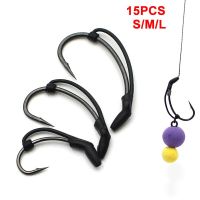 15PCS Carp Fishing Hook Kickers D Rig Kicker Aligners Hooks Sleeves Rigs  Accessories End Terminal Tackle Accessories