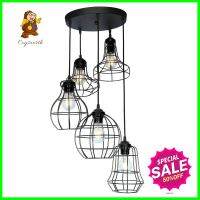 ไฟช่อ CST MODERN 9190-5 โลหะ สีดำ 5 หัวMULTI-PENDANT CST 9190-5 MODERN METAL BLACK 5-LIGHT **คุ้มที่สุดแล้วจ้า**