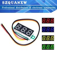 0.28 นิ้ว 0.36 นิ้ว 0-100V 3-Wire Mini Gauge voltage meter Voltmeter LED Display Digital Panel Voltmeter Meter Detector