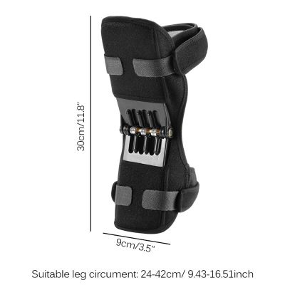 ：“{—— Knee Protection Booster Power Support Knee Pads Powerful Rebound Spring Force Sports Reduces Soreness Old Cold Leg Protection