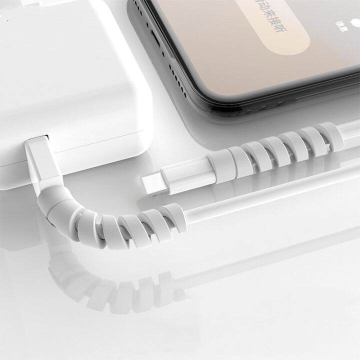 charging-cable-protector-universal-phone-cable-holder-spiral-ties-cord-saver-mouse-usb-charger-cord-management-wire-organizer