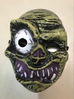 Halloween horror ghost head ghost face mask cos dress up burst eye one-eyed mask scary whole person mask tricky tool