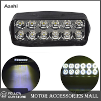 Asahi Motor 1PC รถจักรยานยนต์รถยนต์ super bright 12ไฟ LED ไฟหน้าสปอตไลท์