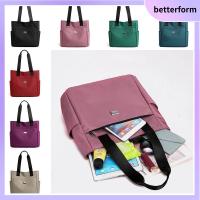 BETTERFORM ของใหม่ ไนลอนทำจากไนลอน สำหรับการทำงาน กระเป๋าโท้ท กระเป๋าถือความจุขนาดใหญ่ กระเป๋าสะพายไหล่แบบสั้น น้ำหนักเบากันน้ำ