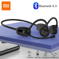 XIAOMI Wireless BT 5.3หูฟังหูฟังกีฬากลางแจ้งหูฟังการนำกระดูกพร้อมหูฟังแฮนด์ฟรีและไมโครโฟน