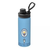 Manchester City Stainless Steel 304 Insulated Kettle/Sports Water Bottle/BPA-FREE Drop-Proof Reusable Hiking Thermal Flask