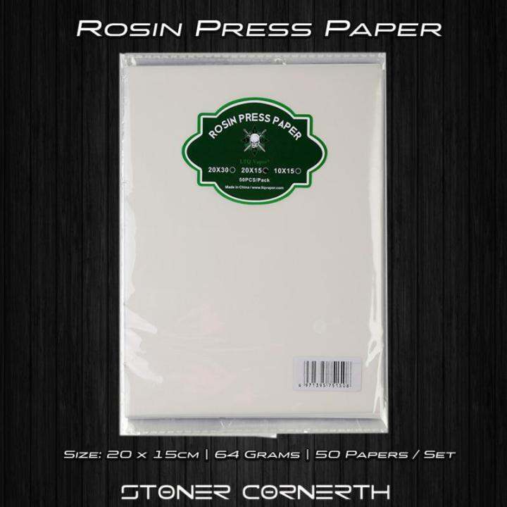 Rosin Press Paper Size 15 x 20 cm (50 pcs/pack) Lazada.co.th