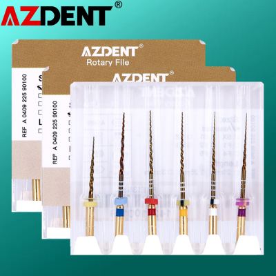 3แพ็ค Lot ทันตกรรม Endodontic Gold Taper NITI ไฟล์โรตารี่เครื่องยนต์ใช้ขยาย25มม.,SX-F3