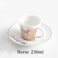 hotx【DT】 Anamorphic Cup Mirror Hummingbird Mug Set With Coaster 90ml-220ml water bottle