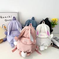 New Fashion Children School Bags Bunny Portable Backpacks Kids Travel Rucksacks Cute Boys and Girls School Book Backpack 20L