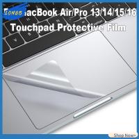LONGB ตัวป้องกันป้องกัน ฟิล์มป้องกันแทร็คแพด ใสสะอาด ป้องกันรอยขีดข่วน สติกเกอร์แล็ปท็อป นุ่มนุ่มๆ บางเฉียบมาก ผิวสัมผัสบาร์ สำหรับ Apple MacBook Air Pro/13 14 15 16นิ้ว/2023 สมุดโน๊ต