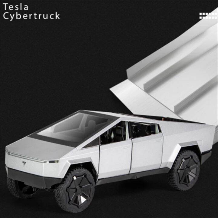 1-24-tesla-cybertruck-pickup-alloy-car-diecast-model-toy-off-road-vehicle-metal-car-simulation-collection-gifts-toys-for-boys