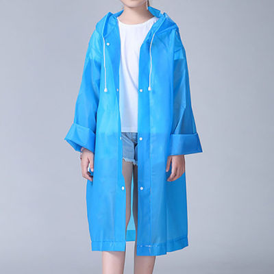 เด็กการ์ตูนกันน้ำกันฝน EVA เสื้อกันฝนกลางแจ้งไม่ทิ้งเสื้อกันฝนโรงเรียนอนุบาล Jumpsuit เสื้อกันฝน Z19K