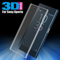 3D ฟิล์มกระจกนิรภัยสำหรับ SONY Xperia XZ1 XZ Premium XA1 XA Plus XA2 Ultra XZS XZ2ขนาดกะทัดรัด X Performance XZ3คลุมทั้งหมดหน้าจอกระจกฟิล์มป้องกัน