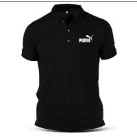 Baju T-Shirt Lelaki Baju T-Shirt Berkolar PoloWild Panther Sport Embroidery Logo Collar Polo T-Shirt for MenWomen