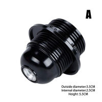 Shao DIY E14โคมไฟยึดฐาน E27 SOCKET Black Plastic Lighting ACCESSORY