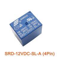 รีเลย์ Srd-05vdc-Sl-A Srd-12vdc-Sl-A 5pin 5ชิ้น/ล็อต4/5pin 05V 12V 24V บอร์ดสำหรับ Arduino อุปกรณ์รีเลย์ไฟฟ้ากระแสตรง