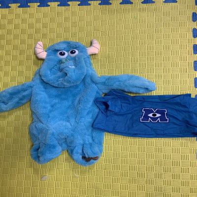 หนังตุ๊กตาซัลลิแวน Monsters University 60-105ซม. ปลอกผ้าตัวตุ๊กตาไม่ได้ยัดนุ่นขนาดใหญ่ไม่มีฟิลเลอร์ผ้ากำมะหยี่กึ่งสำเร็จรูปว่างเปล่า