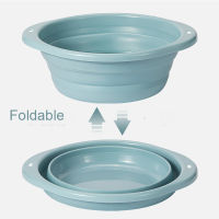 SML Portable Bathroom Washtub Foldable Wash Basin Silicone Wash Tub For Laundry Basket for Fruits Vegetable Kitchen Tools