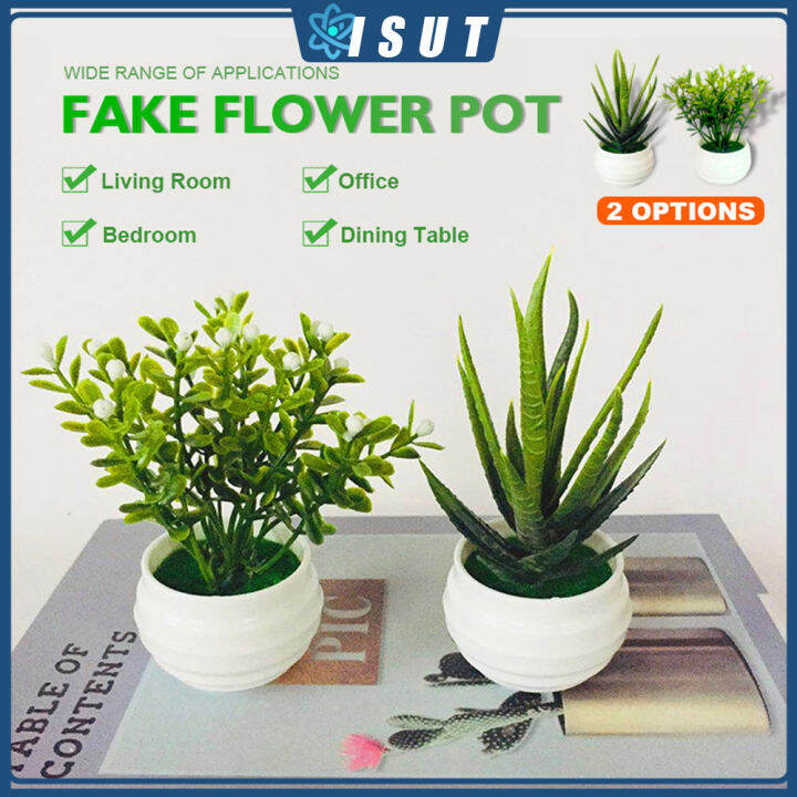 Simulation Potted Plant Mini Plastic Artificial Simulation Succulent ...