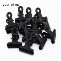 High quality Black 50mm 38mm 31mm 22mm Round Metal Clamp Paper Bookmark Clips Memo Clip Student School Office Supplies