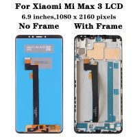 ZZOOI 6.91"Original For Xiaomi Max3 LCD Display Touch Digitizer Assembly For Xiaomi Mi Max 3 M1804E4 LCD Screen Replacement With Frame