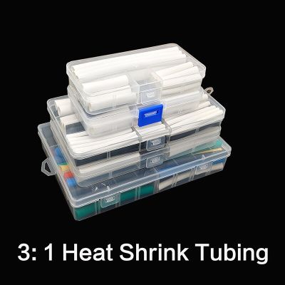 3:1 Thermoresistant Tube Heat Shrink Wrapping Kit Assorted Wire Cable Sulation Sleeving Heat Shrink Tubing Box Cable Management