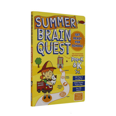 Summer Brain Quest: ระหว่างเกรดPre-K &amp; Kภาษาอังกฤษต้นฉบับอเมริกันก่อนวัยเรียนการปฏิบัติทั่วไปวันหยุดฤดูร้อนหนังสือออกกำลังกายชั้นเรียนก่อนวัยเรียนเป็นหนังสือปกอ่อนอนุบาล