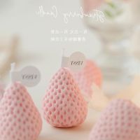 Gift box diy soy wax ins the wind set web celebrity birthday strawberry scented candles furnishing articles shooting props
