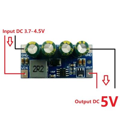 【Wireless】 60W DC 3.7V-18V ถึง5V 6V 9V 12V 15V 19.5V Step-Up Boost แหล่งจ่ายไฟ DC DC Converter Molude สำหรับตะกั่วกรดรถ