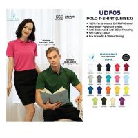 เสื้อโปโลสำหรับผู้ชาย ULTIFRESH UDF05 Polo เสื้อยืดโพลีเอสเตอร์ Unisex ป้องกันแบคทีเรียป้องกันกลิ่นโปโลกับเสื้อยืดคอปก