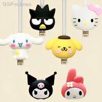 ได้จากจีนหรือไม่♟Mimeo 2ชิ้น Sanrio Kuromi ป้องกัน USB คิตตี้ชาร์จคู่ของฉัน