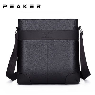 MOUMOU # Peaker กระเป๋าสะพายชายสำหรับ10.4นิ้ว iPad ผู้ชายกระเป๋าหนัง PU กระเป๋าสตางค์ผู้ชายสำหรับสีดำล้วนซิปกระเป๋าเอกสารผู้ชาย