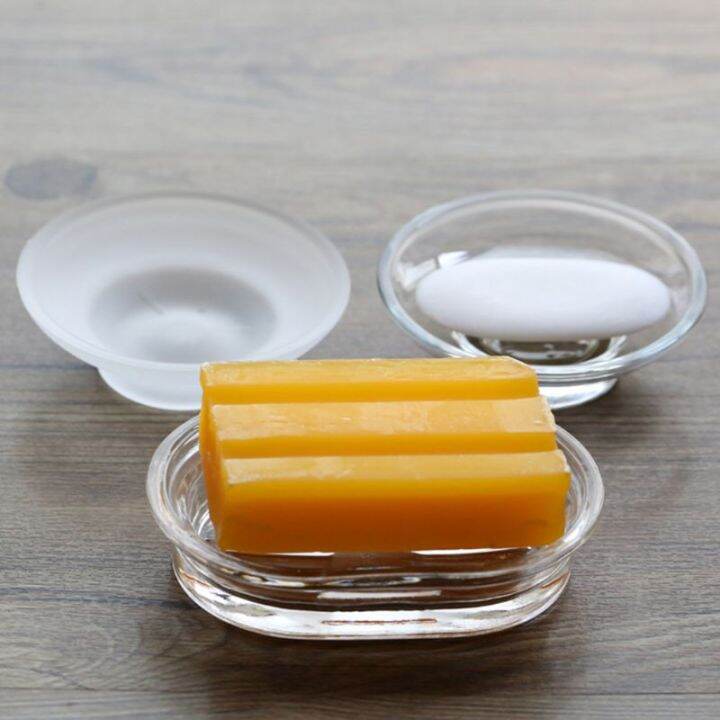 soap-dish-round-glass-storage-box-clear-holder-accessories-for-shower-bathroom-hotel-soap-dishes