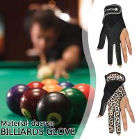 Billiards Glove Left Hand Three Finger Snooker Billiard Stickers Training Gloves Non Billiard Accessories Elasticity Slip G F3h1