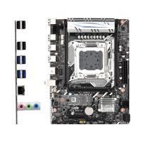 X99-ET ชุดวงจรหลักแรม64กิกะไบต์เมนบอร์ดเดสก์ท็อปเซอร์เวอร์ LGA2011-3 4แผงวงจรคอมพิวเตอร์ SATA M2 16X PCIE NVME