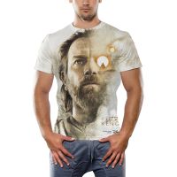 Disney Star Wars Obi- Wan Kenobi 3D พิมพ์เสื้อ T สบายๆฤดูร้อนแขนสั้น O คอ TShirt Tops TEE