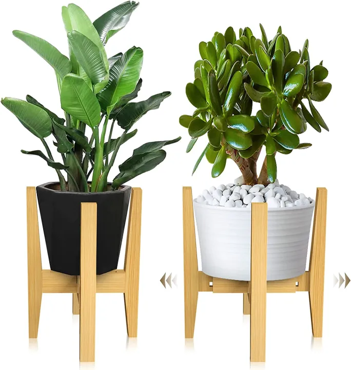 Standing Pot Bunga Kayu Rak Pot Bunga Dari Kayu Berdiri Rak Pot Bunga