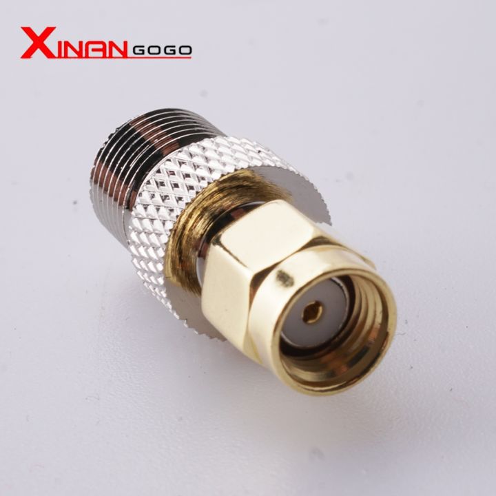xinangogo-2pcs-rp-sma-male-to-f-female-adapter-f-type-to-sma-connector-rf-coaxial-adapter