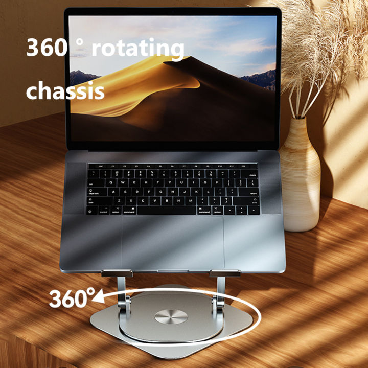vktech-360รองรับการระบายความร้อนแบบพับได้-แผ่นระบายความร้อนโน้ตบุ้ครองรับพัดลมกันลื่นสำหรับ-mac-ipad-ขนาด10-17-3นิ้ว